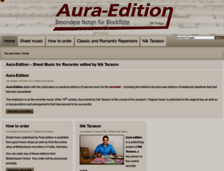 aura-edition.de screenshot