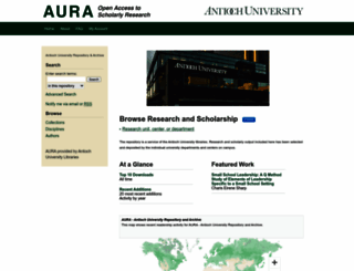 aura.antioch.edu screenshot