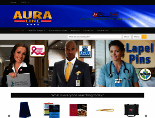aurabadge.com screenshot