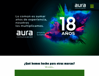 auracomunicacion.com screenshot