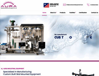 auraindustrialequipment.com screenshot