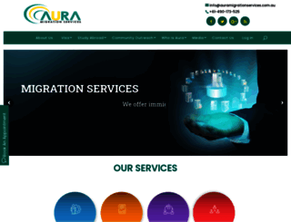 auramigrationservices.com.au screenshot