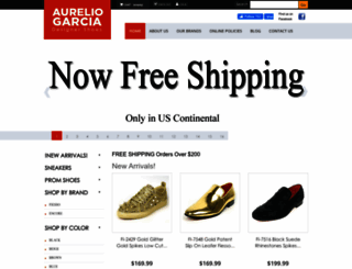 aureliogarciashoes.com screenshot