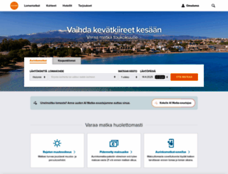aurinkomatkat.fi screenshot