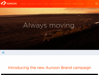 aurizon.com.au screenshot