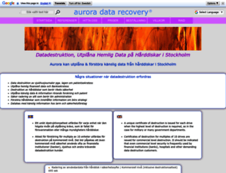 aurora-data-destruction.com screenshot