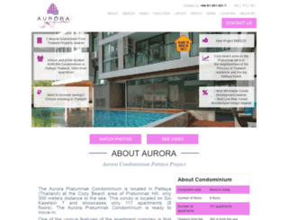 aurora-pattaya.com screenshot