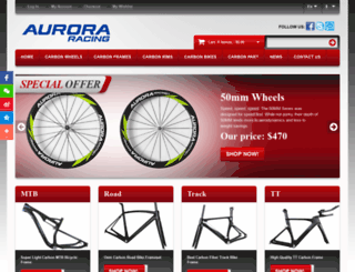aurora-racing.com screenshot