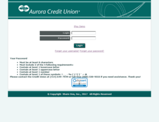 aurora.nssecurebanking.org screenshot