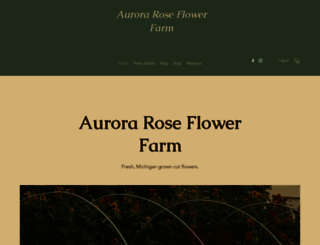 auroraroseflowerfarm.com screenshot