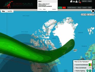 aurorasaurus.org screenshot