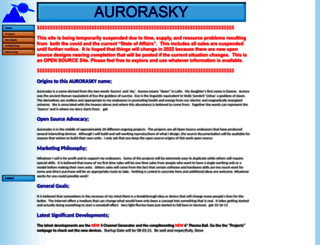 aurorasky.net screenshot