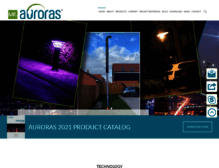 auroraslighting.com screenshot