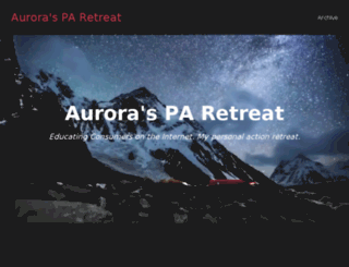 aurorasparetreat.com.au screenshot