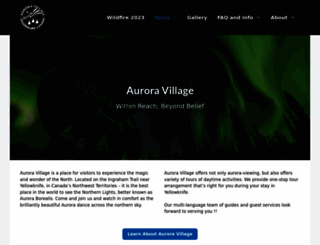 auroravillage.com screenshot