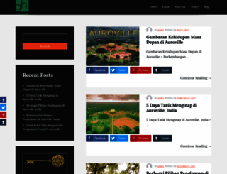aurovilleguesthouses.org screenshot