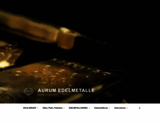 aurum-edelmetalle.de screenshot