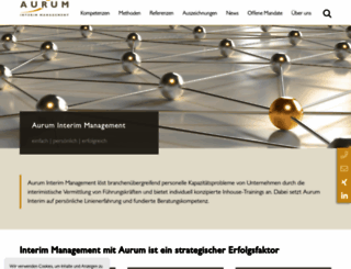 aurum-interim.de screenshot
