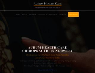 aurumhealthcare.com.au screenshot