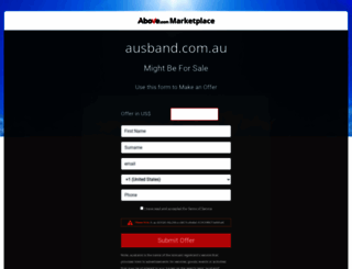 ausband.com.au screenshot