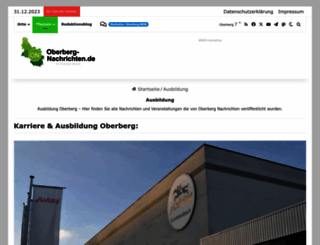 ausbildung-oberberg.de screenshot