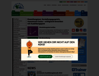 ausbildungspark.com screenshot