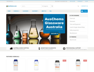 auschems.com screenshot
