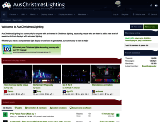 auschristmaslighting.com screenshot