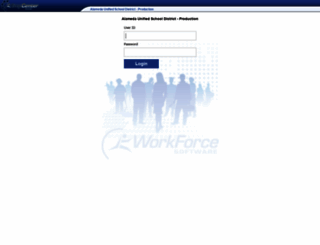 ausd.workforcehosting.com screenshot