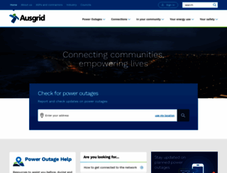 ausgrid.com.au screenshot