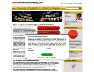 auslaender-reiseversicherung.com screenshot