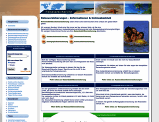 auslandversicherungen.de screenshot