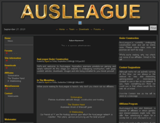 ausleague.com screenshot