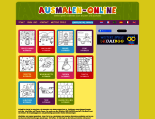 ausmalen-online.com screenshot
