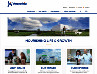 ausnutria-netherlands.com screenshot