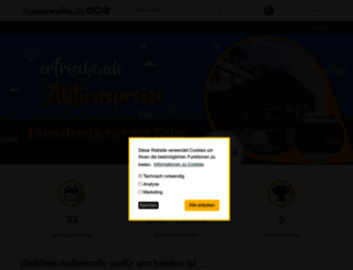 aussenrollo.de screenshot