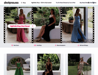 aussieprom.com screenshot
