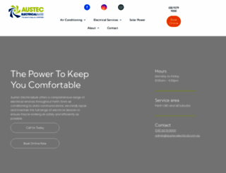 austecelectrical.com.au screenshot