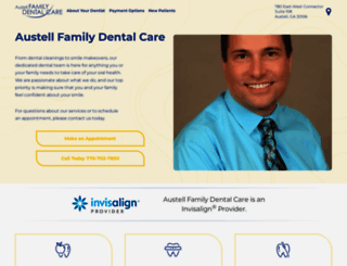 austellfamilydentalcare.com screenshot