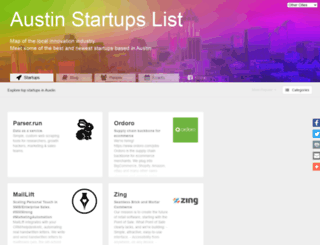 austin.startups-list.com screenshot