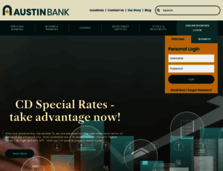 austinbank.com screenshot