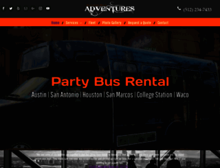 austinbusadventures.com screenshot
