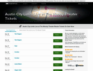 austincitylimitsliveatthemoodytheater.ticketoffices.com screenshot