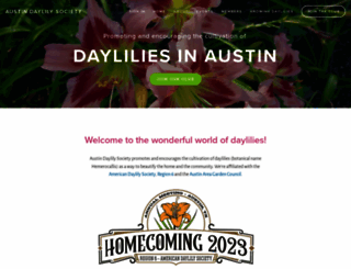 austindaylily.org screenshot