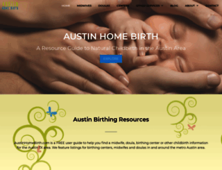 austinhomebirth.com screenshot