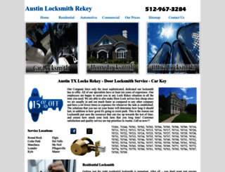 austinlocksmithrekey.com screenshot