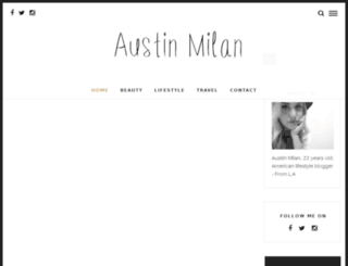 austinmilan.com screenshot