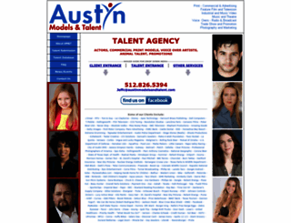 austinmodelsandtalent.com screenshot