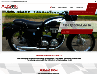 austinmotorcycles.co.uk screenshot