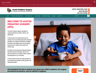 austinpediatricsurgery.com screenshot